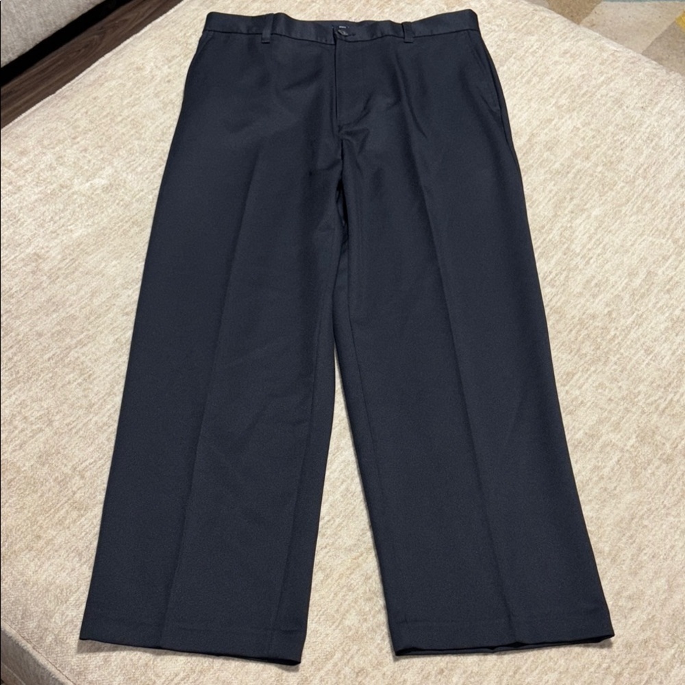 34 x 30 Navy golf pants Chaps Golf 78 polyester athletic dress pants
